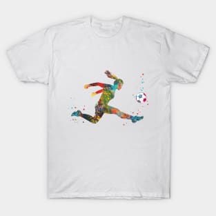 Girl Soccer Player T-Shirt